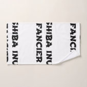 shiba inu fancier bad handdoek (Handdoek)