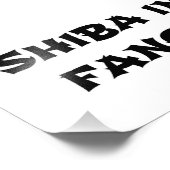 shiba inu fancier foto afdruk (Hoek)