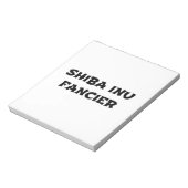 shiba inu fancier notitieblok (Linkerzijde)