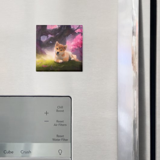 Shiba Inu Fantasy Anime Magneet (Insitu (Koelkast))
