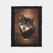 Shiba Inu Fleece Blanket (Voorkant)