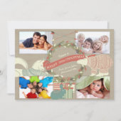 Shiba Inu, FOX, Polar Beer en Bunny Photo COLLAGE (Voorkant)