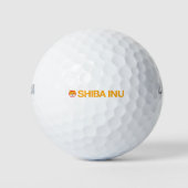 Shiba Inu Full Logo Golf Balls Golfballen (Voorkant)