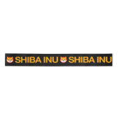 Shiba Inu Full Logo Ribbon Satin Ribbon Satijnen Lint (Voorkant)