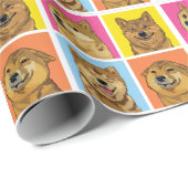 Shiba Inu Funny Meme dogs Lijst Cadeaupapier (Rol Hoek)