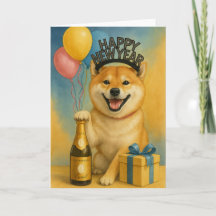 Shiba Inu Gelukkig Nieuwjaar