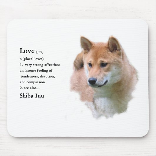 Shiba Inu Gifts Muismat (Voorkant)