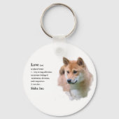 Shiba Inu Gifts Sleutelhanger (Voorkant)