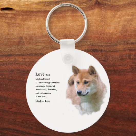 Shiba Inu Gifts Sleutelhanger (Voorkant)