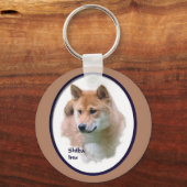 Shiba Inu Gifts Sleutelhanger (Voorkant)