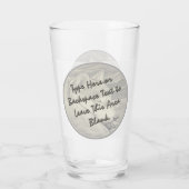 Shiba Inu Glasses Hondenliefhebber Art Glass Perso Glas (Achterkant)