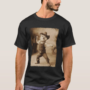 Shiba Inu Grappige Cowboy Hond T-shirt