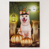 Shiba Inu Halloween puzzel Legpuzzel (Verticaal)