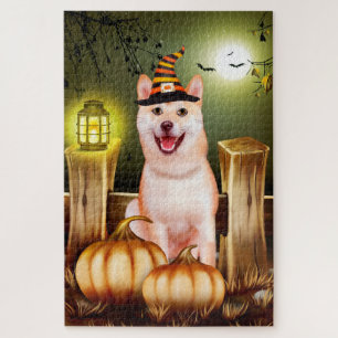 Shiba Inu Halloween puzzel Legpuzzel