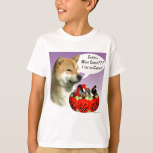 Shiba Inu Halloween Snoep T-shirt