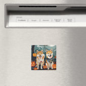 Shiba Inu Halloween Spoken Magneet (Insitu (Vaatwasser))