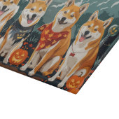 Shiba Inu Halloween Spokengeest Snijplank (Hoek)