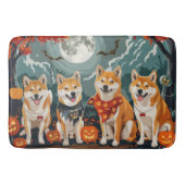 Shiba Inu Halloween Spooky Badmat (Voorkant)