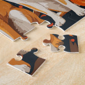 Shiba Inu Halloween Spooky Legpuzzel (Zijkant)