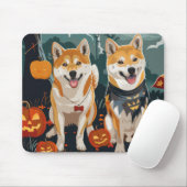 Shiba Inu Halloween Spooky Muismat (Met muis)