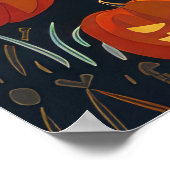 Shiba Inu Halloween Spooky Poster (Hoek)