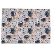 Shiba Inu Hand-Drawn Cartoon Head Groot Cadeauzakje (Achterkant)