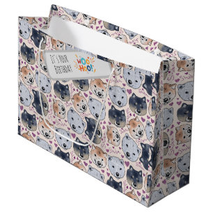 Shiba Inu Hand-Drawn Cartoon Head Groot Cadeauzakje