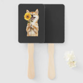 Shiba Inu Handwaaier (Voorkant en achterkant)