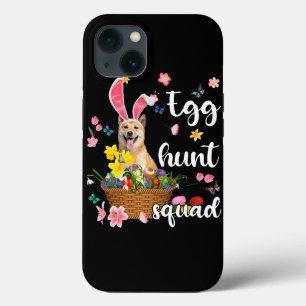Shiba Inu Happy Paasdag Paaskleurige eig Hun Case-Mate iPhone Case