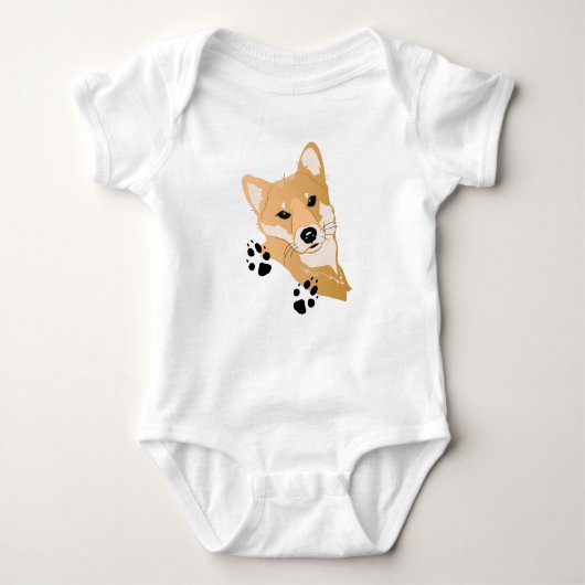 Shiba Inu Head Romper (Voorkant)