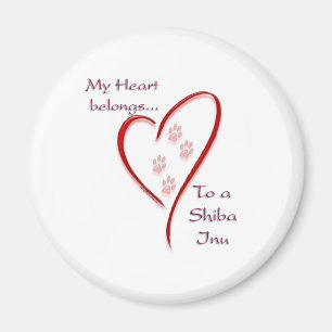 Shiba Inu Heart behoort Magneet