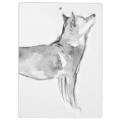 Shiba Inu het Schilderen Chinees Hondenjaar Monogr Klembord (Achterkant)