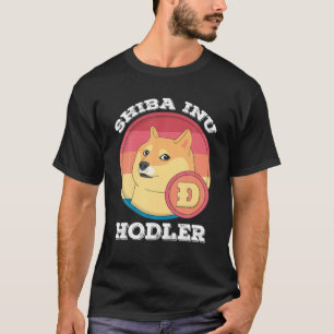 Shiba Inu Hodler Crypto Token Coin Cryptocurrency T-shirt