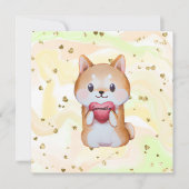 Shiba Inu Holding A Heart (Voorkant)