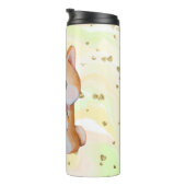 Shiba Inu Holding A Heart Thermosbeker (Geroteerd rechts)