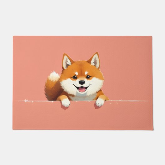 Shiba Inu Hond deurmat Kunst (Voorkant)