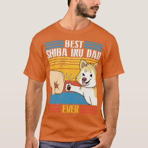 Shiba Inu Hond En Papa Hand Aan Hand De Beste Shib T-shirt