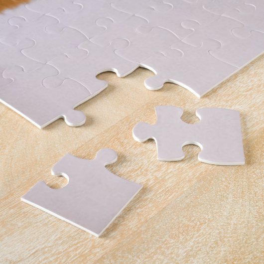 Shiba Inu-hond in de rode petten van Santa Claus Legpuzzel (Zijkant)