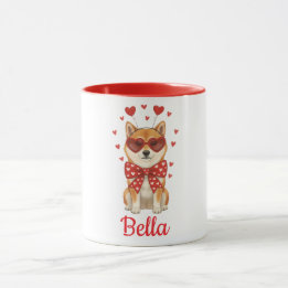Shiba Inu hond koffiemok valentijnsdag 2026 Mok