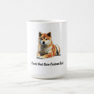 Shiba Inu Hond Maak Je Eigen Tekst Koffiemok