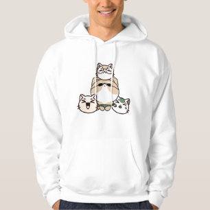 Shiba Inu-hond met prothetisch voorbeen en kat vri Hoodie