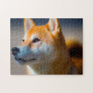 Shiba Inu Hond Puzzels. Legpuzzel