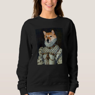 Shiba Inu Hond Renaissance Huisdier Portret Middel Trui