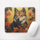 Shiba Inu Hond Samurai Muismat (Met muis)
