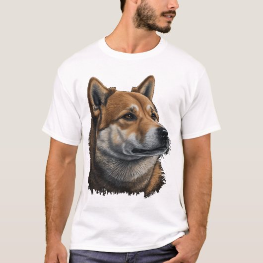 Shiba Inu hond T-shirt (Voorkant)