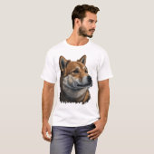 Shiba Inu hond T-shirt (Voorkant volledig)