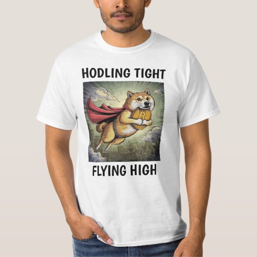 Shiba Inu Hond Wit T-shirt (Voorkant)