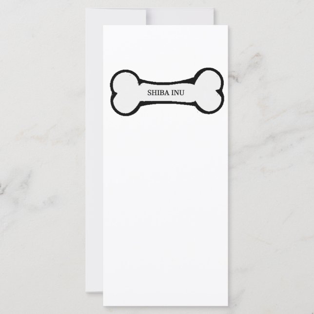 Shiba Inu hondenbot (Voorkant)