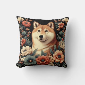 Shiba Inu Hondenkussen William Morris Kussen