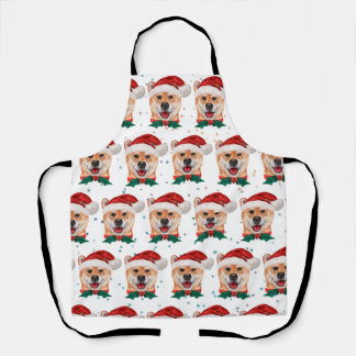 Shiba Inu-hondenras Kerststerren Schort